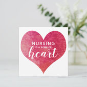 Roze verneveling is een werk van Valentijnse harts Feestdagenkaart (Staand voorkant)