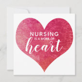 Roze verneveling is een werk van Valentijnse harts Feestdagenkaart (Voorkant)