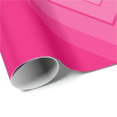 Roze Verpakkingsdocument met Harten - Liefde Cadeaupapier (Rol Hoek)