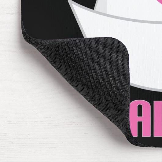 Roze verpleegschool Afstuderen Gift Muismat (Hoek)