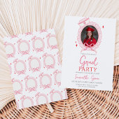  Roze Verpleegster Afstudeerfeest Kaart