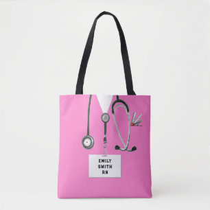 Roze verpleegsters tas