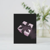 Roze verrassingsgroep briefkaart (Staand voorkant)