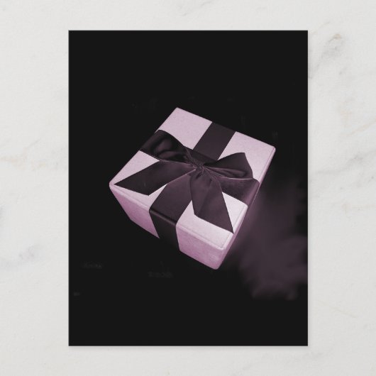 Roze verrassingsgroep briefkaart (Voorkant)