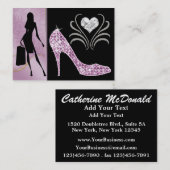 Roze versie Mode Visitekaartje - SRF (Voorkant / Achterkant)