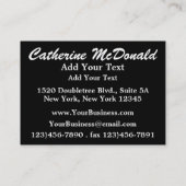 Roze versie Mode Visitekaartje - SRF (Achterkant)