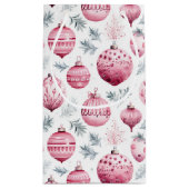 Roze versieringen klein cadeauzakje (Achterkant)