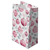 Roze versieringen klein cadeauzakje (Achterkant Gekanteld)