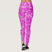 Roze verstelbare look leggings (Achterkant)