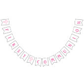 Roze vertakkingsbanner vlaggetjes (Alle)
