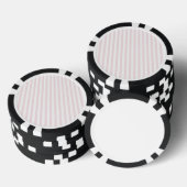 Roze verticale streep pokerchips (Opstapeling)