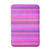 Roze verticale strepen badmat (Voorkant Verticaal)