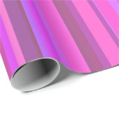Roze verticale strepen cadeaupapier (Rol Hoek)