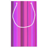 Roze verticale strepen klein cadeauzakje (Achterkant)