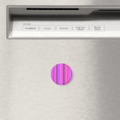 Roze verticale strepen magneet (Insitu (Vaatwasser))