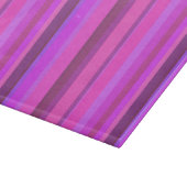 Roze verticale strepen snijplank (Hoek)