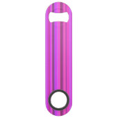 Roze verticale strepen speed flessenopener (Achterkant)