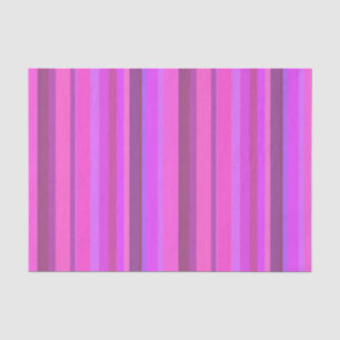 Roze verticale strepen tissuepapier