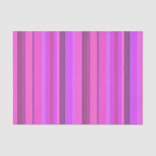 Roze verticale strepen tissuepapier (Voorkant)