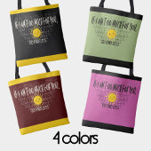 Roze Vertrouwen Vrouw Gelukkige Zonneschijn Tote Bag