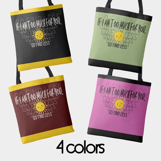 Roze Vertrouwen Vrouw Gelukkige Zonneschijn Tote Bag