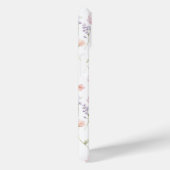 Roze verwilderde bloementuin met monogram Case-Mate iPhone case (Achterkant / Rechts)