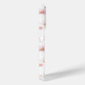 Roze verwilderde bloementuin met monogram Case-Mate iPhone case (Achterkant / Rechts)