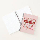 Roze Verzamel Momenten  Notitieboek (Binnen)