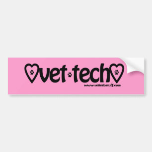 roze vet tech bumper sticker