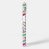 Roze vetgedrukte bloemen Case-Mate iPhone case (Achterkant / Rechts)