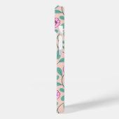 Roze vetgedrukte bloemen Case-Mate iPhone case (Achterkant / Links)
