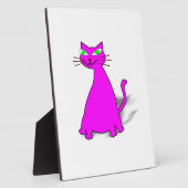 Roze vetkat fotoplaat (Zijkant)