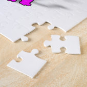 Roze vetkat legpuzzel (Zijkant)