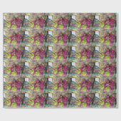 Roze vetmonster Graffiti Cadeaupapier (Vlak)