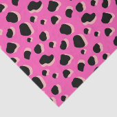 Roze Vette Dierendruk 80 jaar Tissuepapier (Detail)