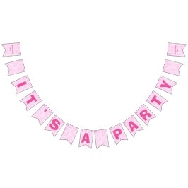 Roze vezel vlaggetjes