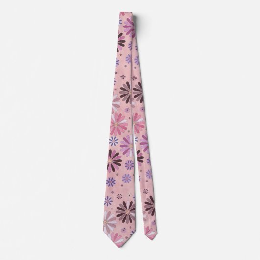 Roze vibe stropdas (Voorkant)