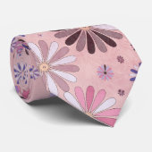 Roze vibe stropdas (Opgerold)