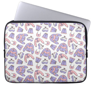 Roze Vibes 90s Mode Laptop Sleeve