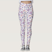 Roze Vibes 90s Mode Leggings (Voorkant)