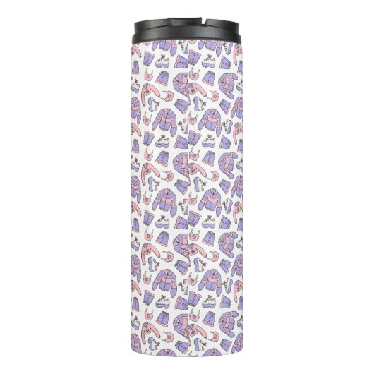 Roze Vibes 90s Mode Thermosbeker (Achterkant)