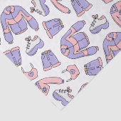 Roze Vibes 90s Mode Tissuepapier (Detail)