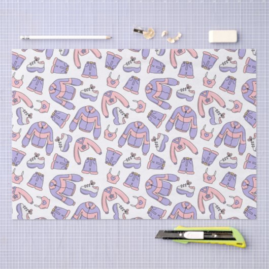 Roze Vibes 90s Mode Tissuepapier (Craft)