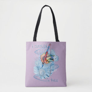 Roze Vibratie Abstract Tote Bag