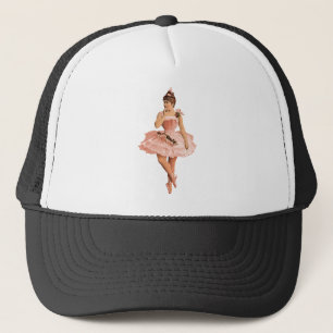 Roze Victoriaans Ballerina Trucker Pet