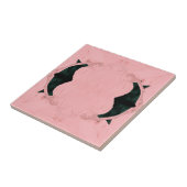  Roze Victoriaans Kunst Nieuw Tegeltje (Zijkant)