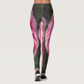 Roze  Victoriaans Roos Foto's Florence Leggings (Achterkant)