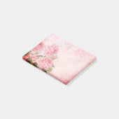Roze Victoriaans Rozen notebookblok Post-it® Notes (Schuin)