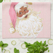 Roze  Victoriaans Sinterklaas van Kleur Theedoek (Gevouwen)