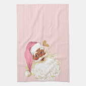 Roze  Victoriaans Sinterklaas van Kleur Theedoek (Verticaal)